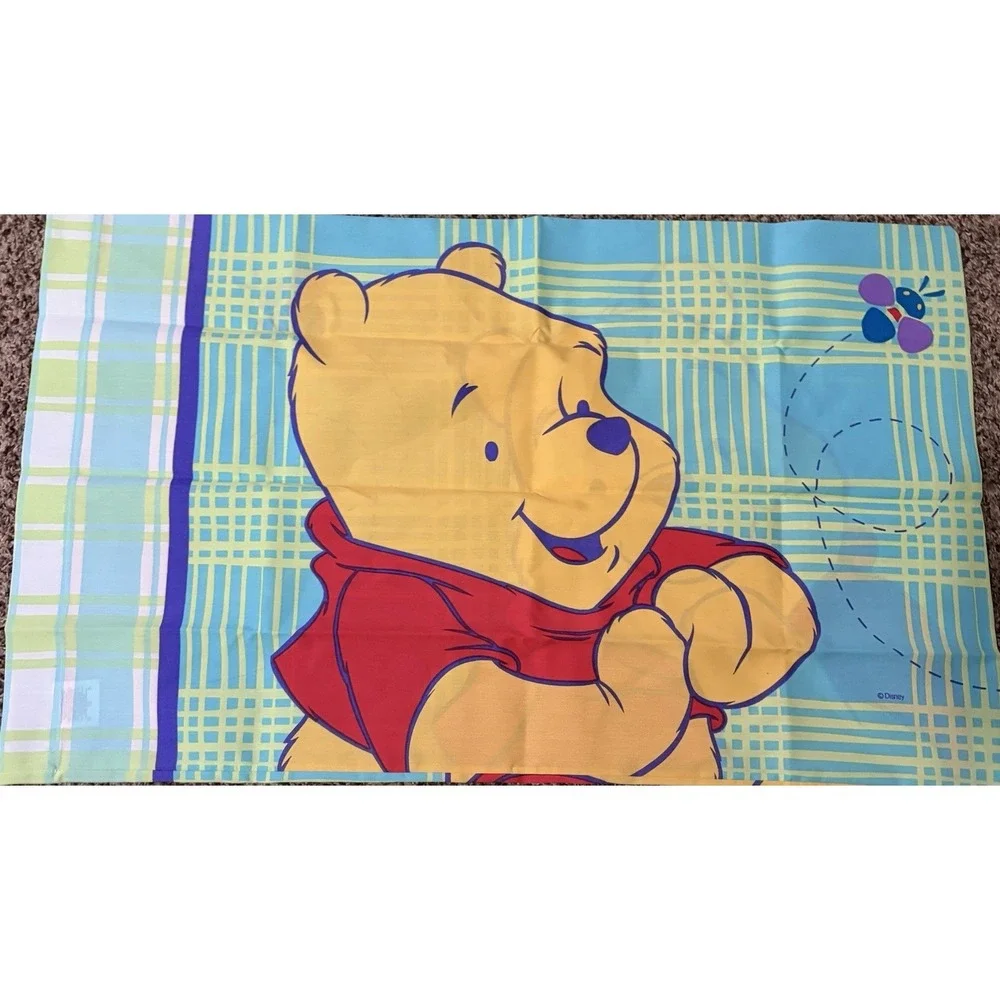 Vintage Disney Winnie the Pooh Twin Flat Sheet & Pillowcase Set Gotta Bee Me